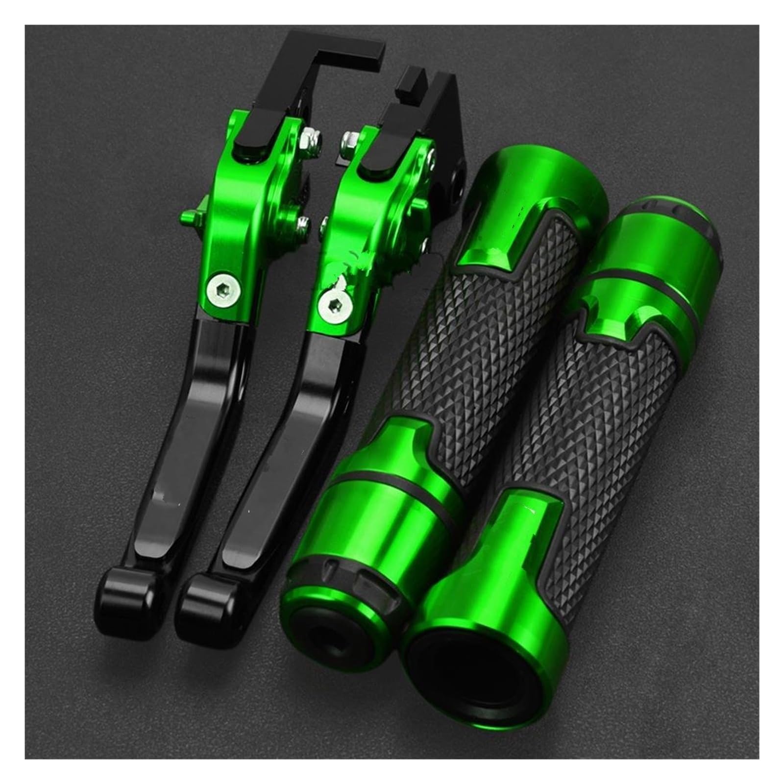 Ouvecr R Ouvec Motorbike Brake Levers Fo Kawasaki Fo Ninja Er6n 2004 2006 2007 2008 Motorcycle Brake Clutch Levers Knobs Handleba Hand Grips Ends(R)