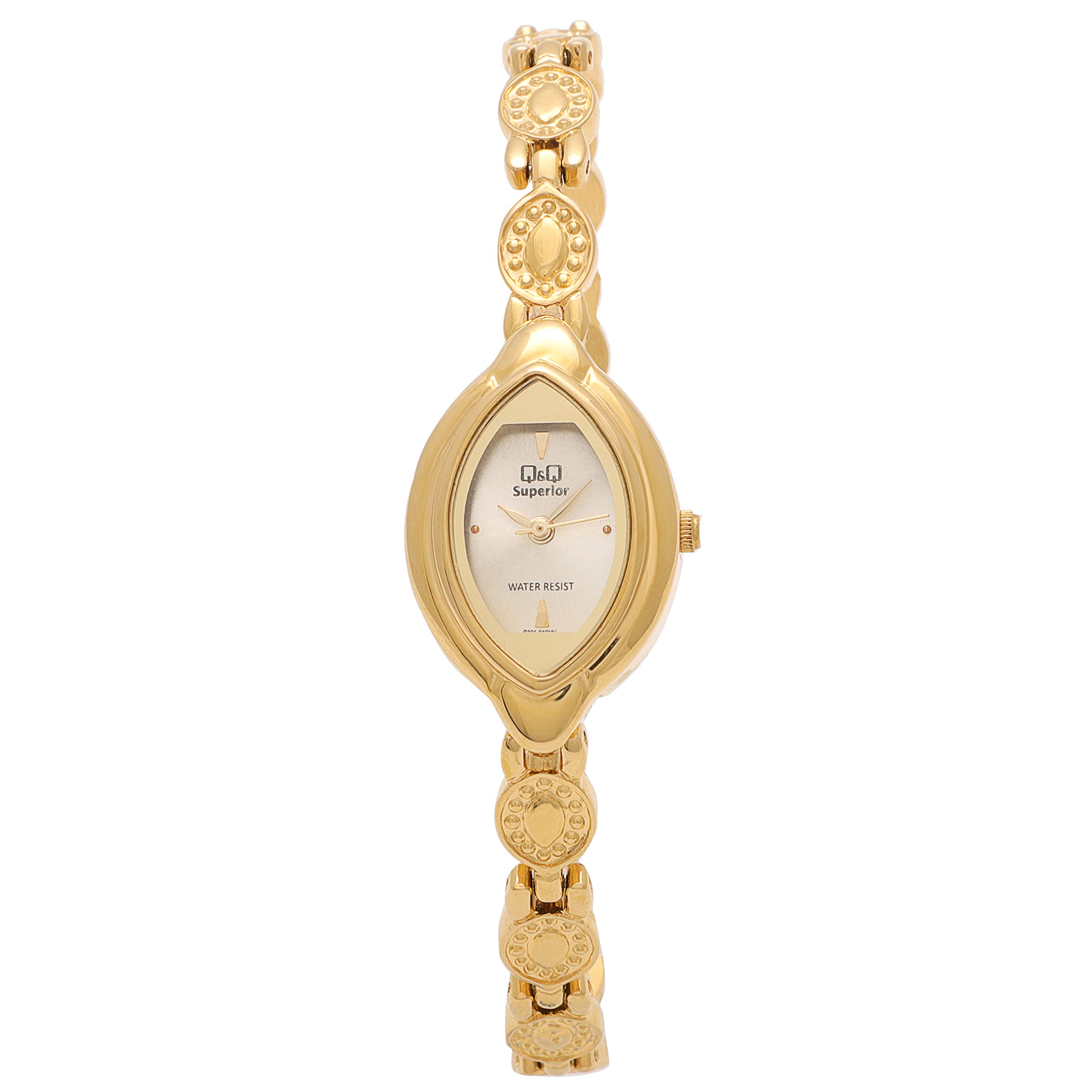 Q&Q Analog Gold Dial Womens Watch-S321-010NY (B08KHB7BPK) Amazon Price History, Amazon Price Tracker