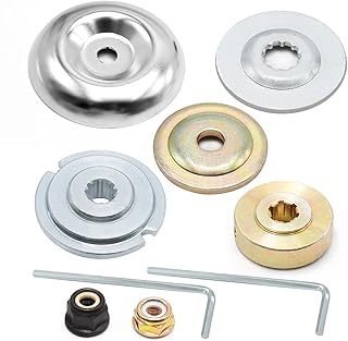Hoypeyfiy Lawnmower Blade Adapter Blade Trimmer Head Adapter Set Replacement for String Line Trimmer Brush Cutter