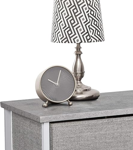 Vista 52 de Sorbus Cómoda de mesita de noche con 2 cajones de madera sintética, mesita de noche con almacenamiento para dormitorio, sala de estar, armario