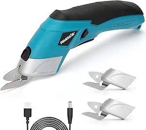 LIROPAU Draadloze elektrische schaar, universele accuschaar met 2
