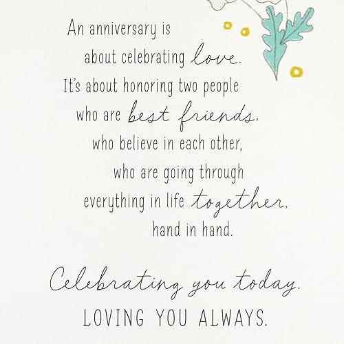 Miniatura 10 de DaySpring - Tarjeta de aniversario religioso para pareja (Love Like Yours)