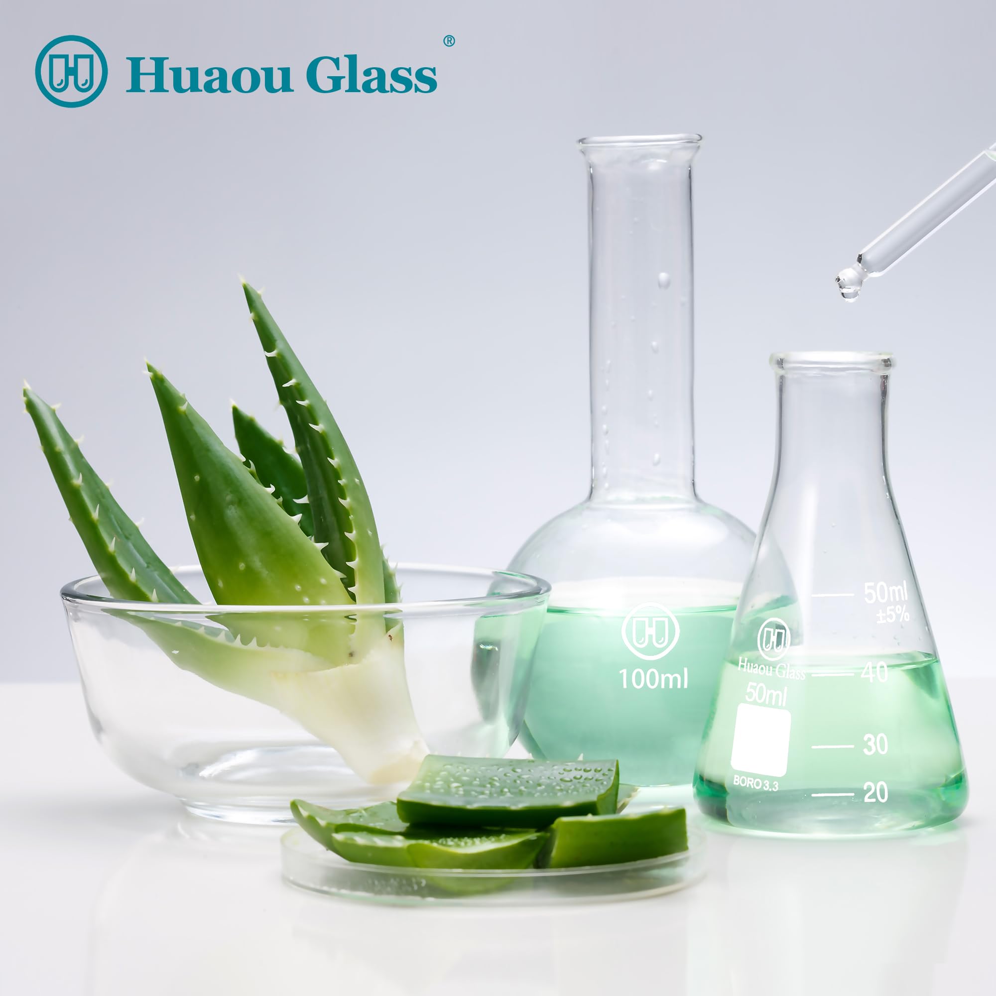 50ml Glass Erlenmeyer Flask Set, Narrow Mouth Graduated Flasks, 3.3 Borosilicate Glass, Ideal for Laboratory, Classroom or Home Use, HUAOU, Pack of 6 — Amazon image 5