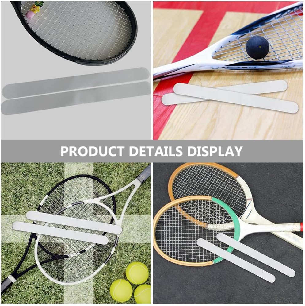 Sosoport Transparent Tennis Racket Frame Protection Tape TPU Anti-Scratch Tape for Racket Accessories Easy to Store Use for Tennis Badminton Golf Clubs Compact Strip