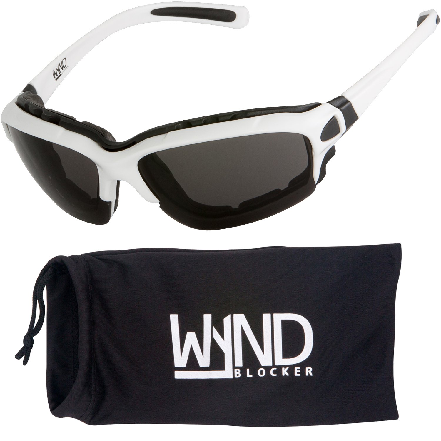 white wrap sunglasses
