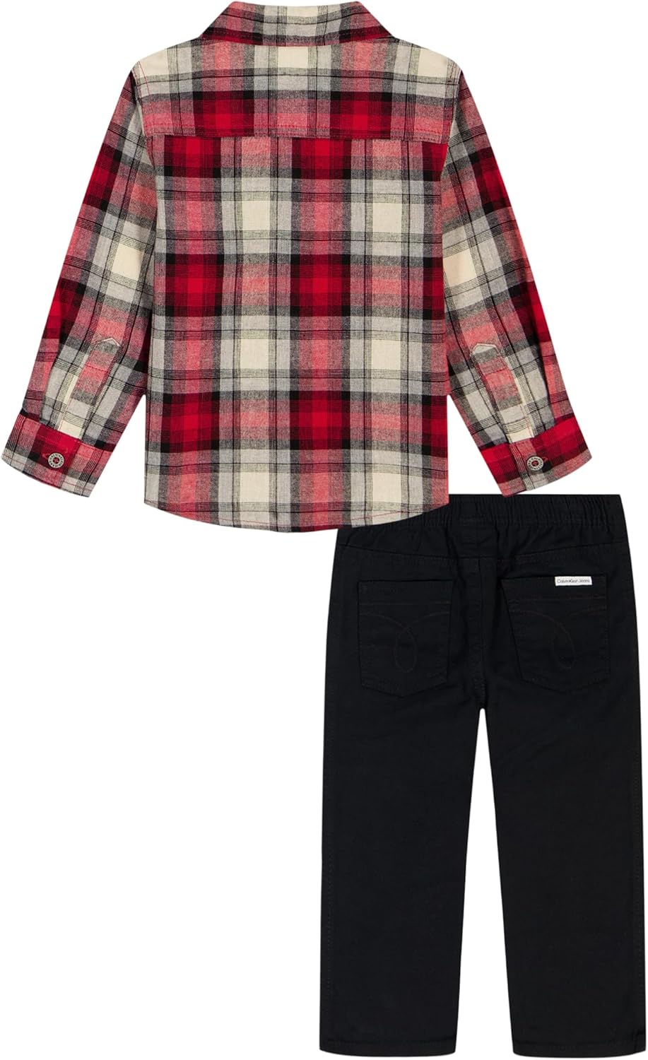 Calvin Klein baby-boys 2 Pc Woven Woven Pant Set - Image 2