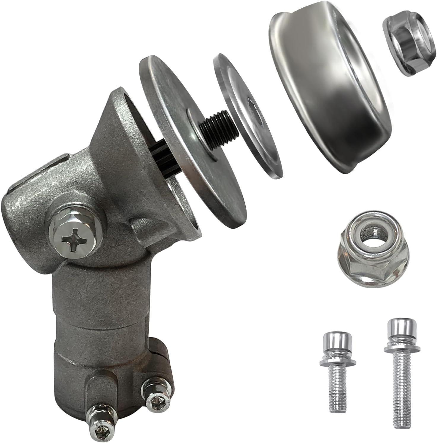 Trimmer Gear Head Gearbox Head Replacement for Husqvarna 525RX 525LK 525LS 525L 525LX 525RJD 525RJX 525RK 525RS 525RXT 535LST Trimmer Gear Head Gearbox Head Part No. 537199201, 537199202