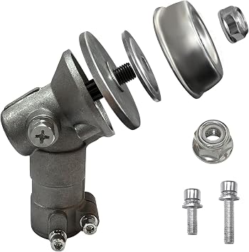 Trimmer Gear Head Gearbox Head Replacement for Husqvarna 525RX 525LK 525LS 525L 525LX 525RJD 525RJX 525RK 525RS 525RXT 535LST Trimmer Gear Head Gearbox Head Part No. 537199201, 537199202
