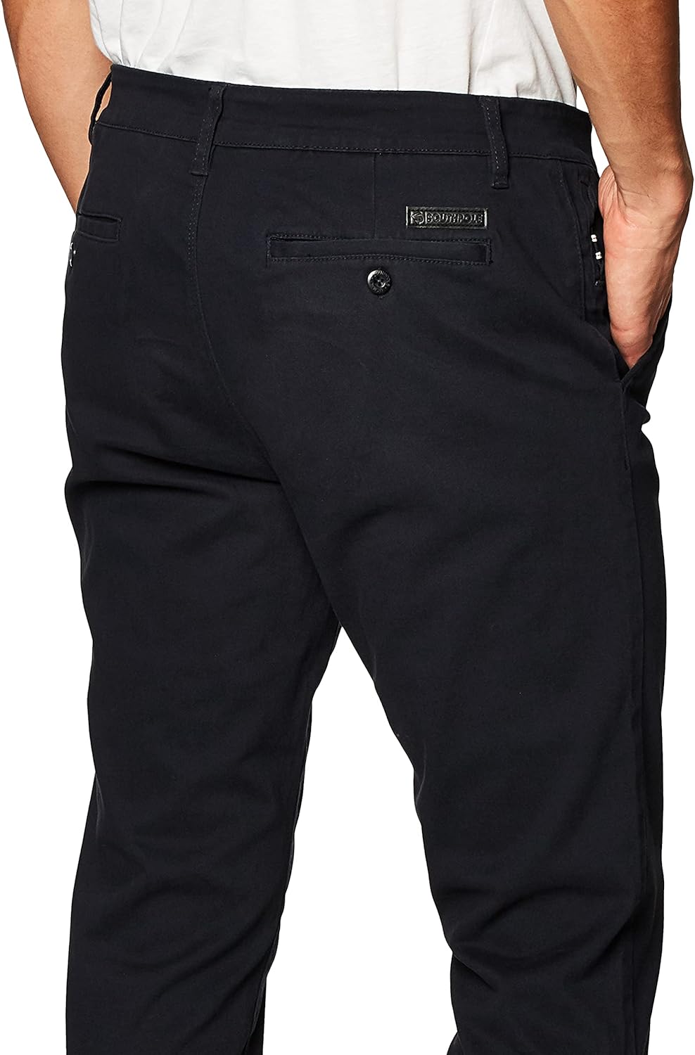 Southpole Mens Flex Stretch Basic Long Chino Pants - Image 2