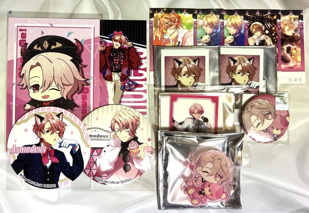 Obey Me! おべいみー　アスモデウス　セット② Amazon.co.jp: Obey Me! おべいみー オベイミー アスモデウス