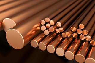 Generic Tellurium Copper Rod Alloy 145 7/8"" Dia X 12"" Long
