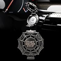 Vista 1 de TOMALL Cubierta Universal para Botón de Arranque de Coche y Motocicleta, Tapa de Botón de Arranque y Parada del Motor, Adorno de Protección