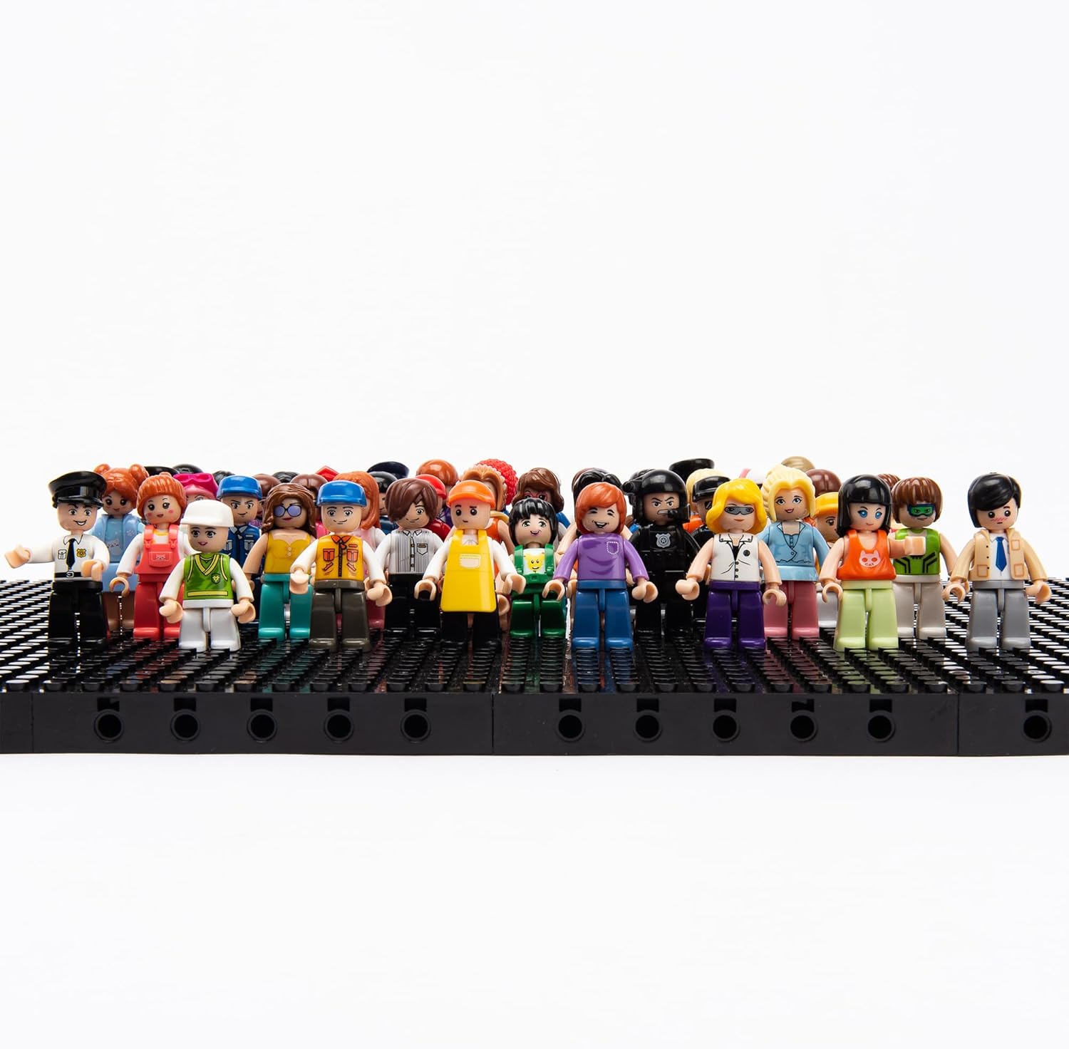 Icyhit 50 PCS Ramdom Minifigures, Mini Figure Toy, Building MINIFIG People, Action Figure, Mystery Pack (Random 50 Minifig Included)