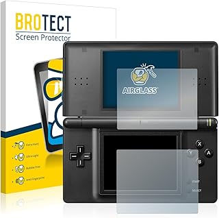 BROTECT Protector Pantalla Cristal para Nintendo DS LITE - Cristal Vidrio 9H - AirGlass BROTECT Protector Pantalla Cristal para Nintendo DS LITE - Cristal Vidrio 9H - AirGlass