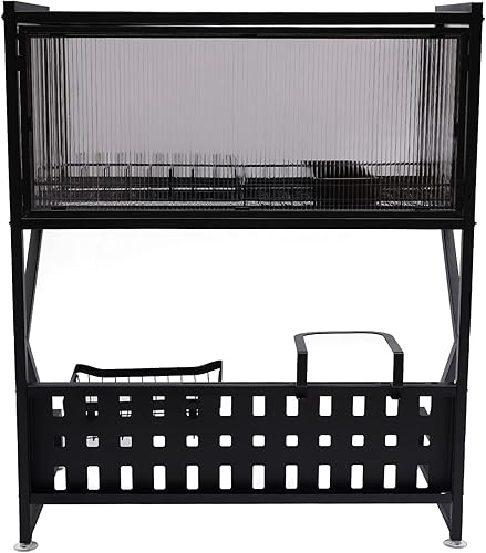 Miniatura 6 de Estante para secar platos sobre el fregadero, estante para platos que ahorra espacio, estante para secar platos sobre el fregadero, estante