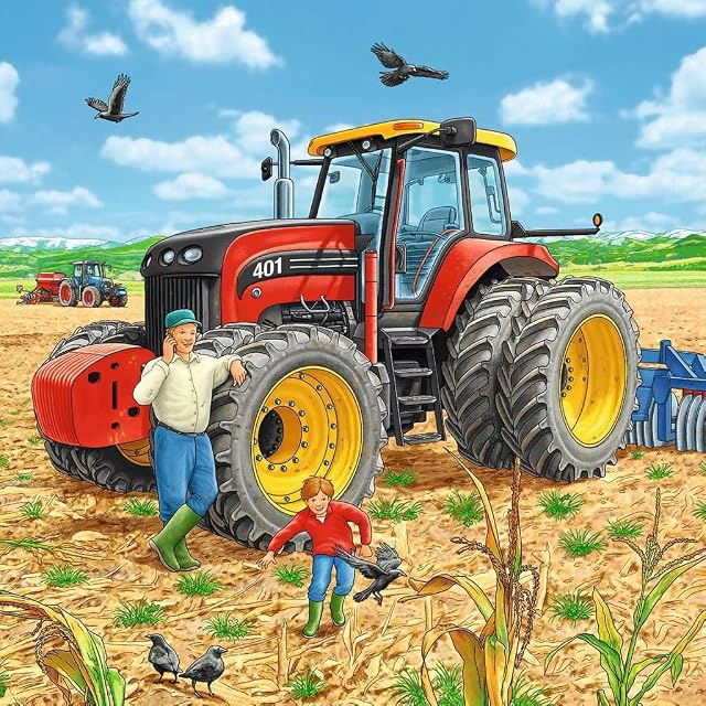 Foto 3 de 5 de Rompecabezas Infantil Ravensburger, 08012 máquinas Grandes, Rompecabezas para niños a Partir de 5 años