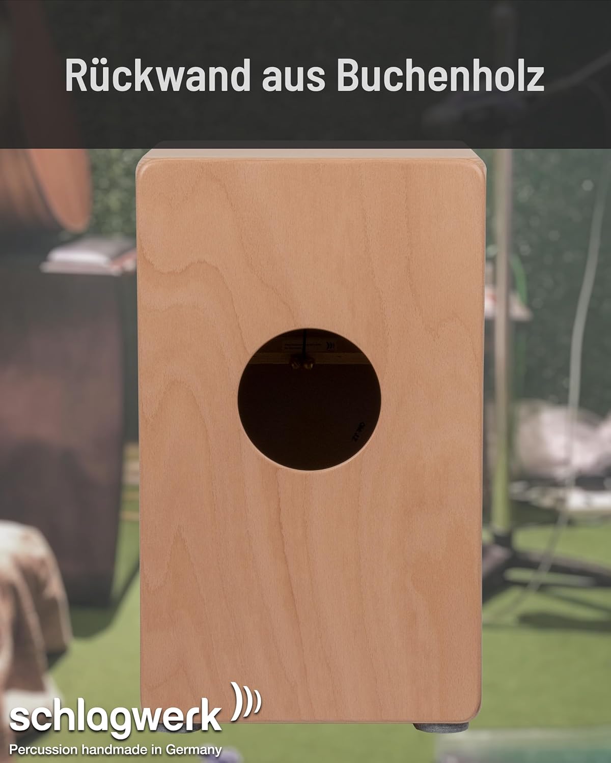 Schlagwerk CP408ST 2inOne Series Soft Touch Snare Cajon - Dark Oak