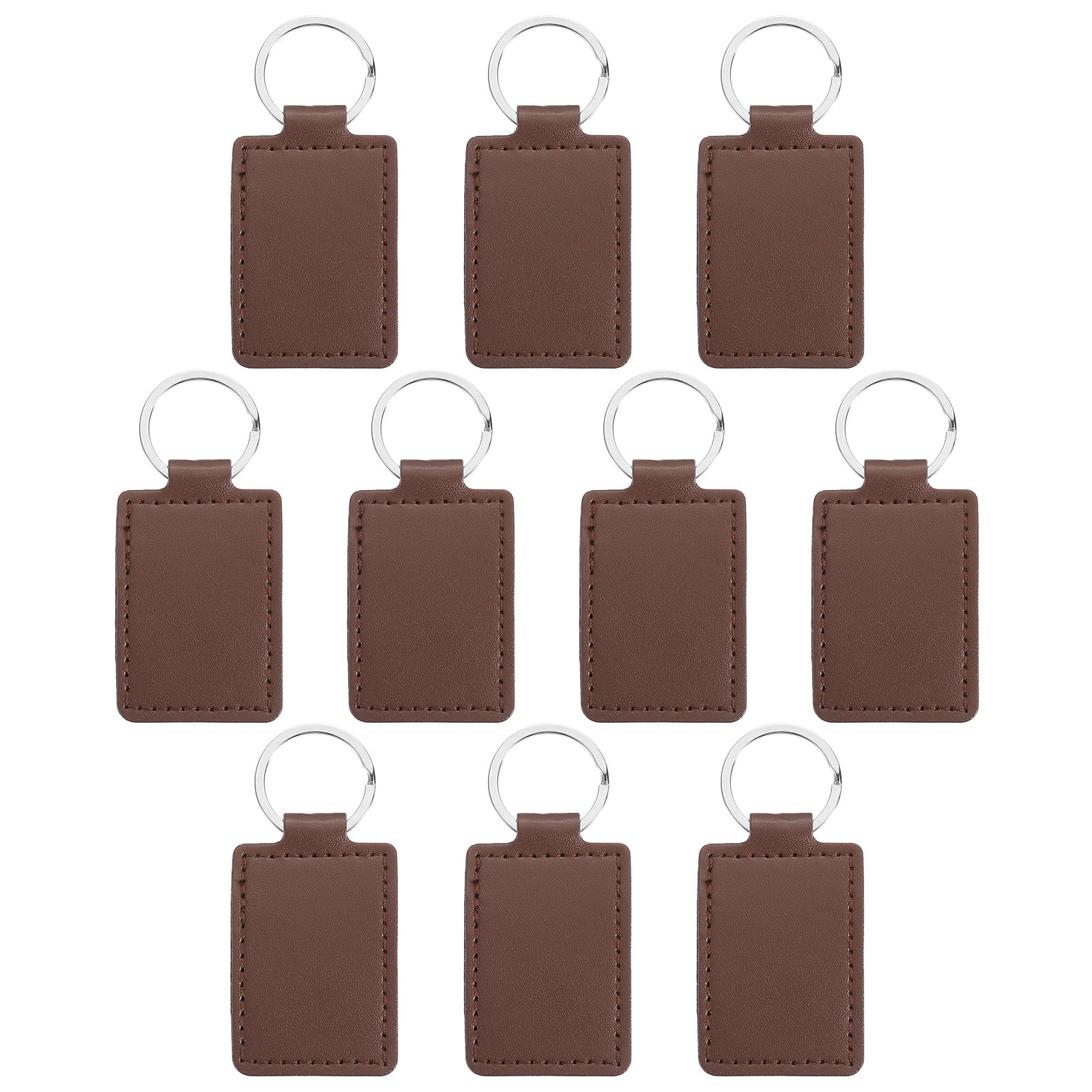PATIKIL Leather Blank Keychains