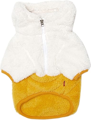 Miniatura 10 de FLOT Chaqueta anorak de forro polar de diseñador con capucha y cremallera para perro, materiales de primera calidad, ajuste a medida, diseñado y