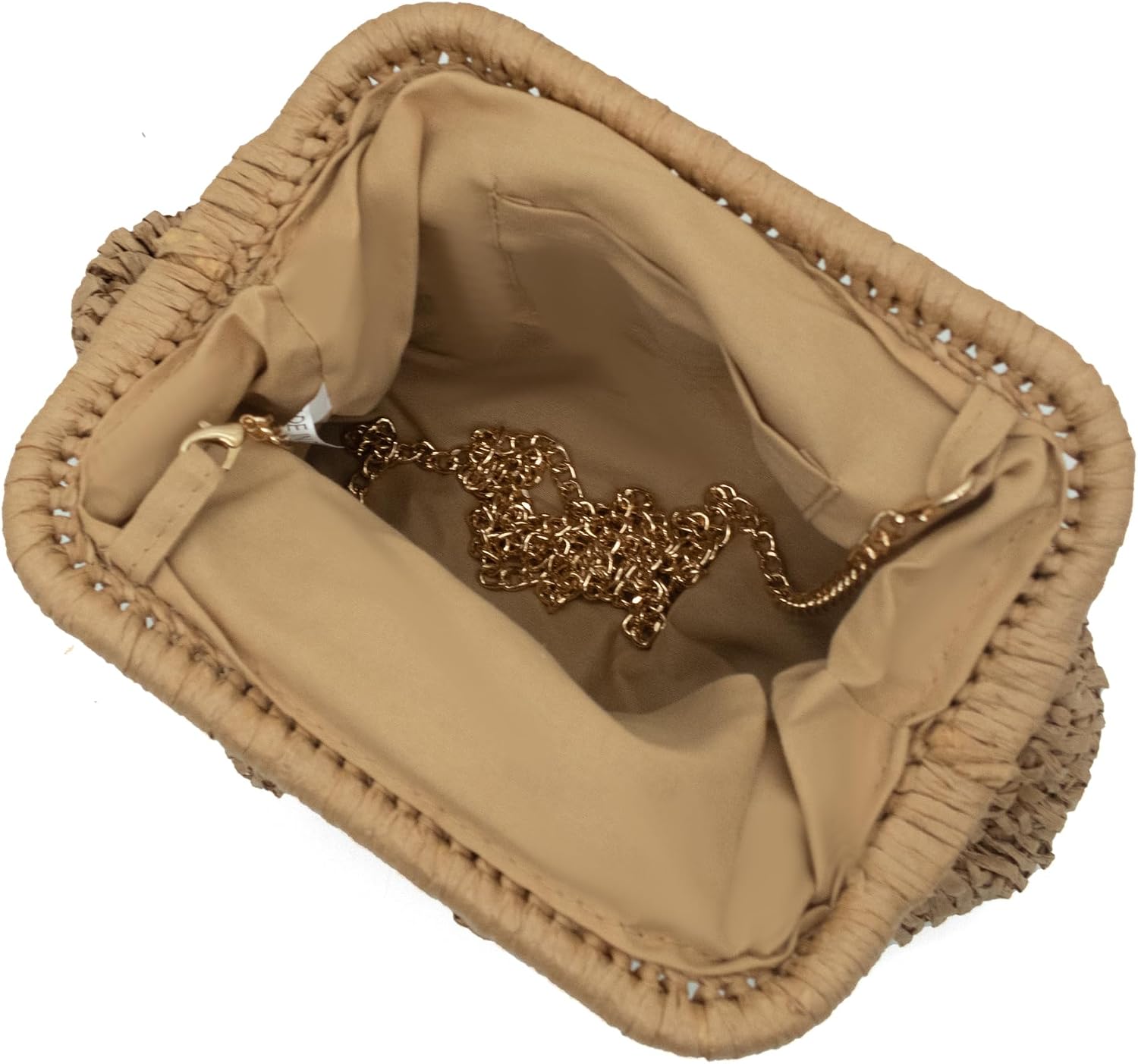 Straw Clutch Purses for Women Woven Purse Dumpling Bag Summer Evening Bag Beach Straw Handbag Wicker Purse