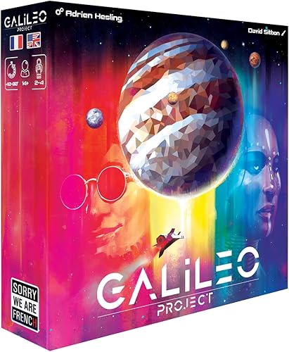 Sorry We Are French Galileo Project | Juego de estrategia para adolescentes y adultos | Edades 14+ | 2 a 4 jugadores | 45 minutos
