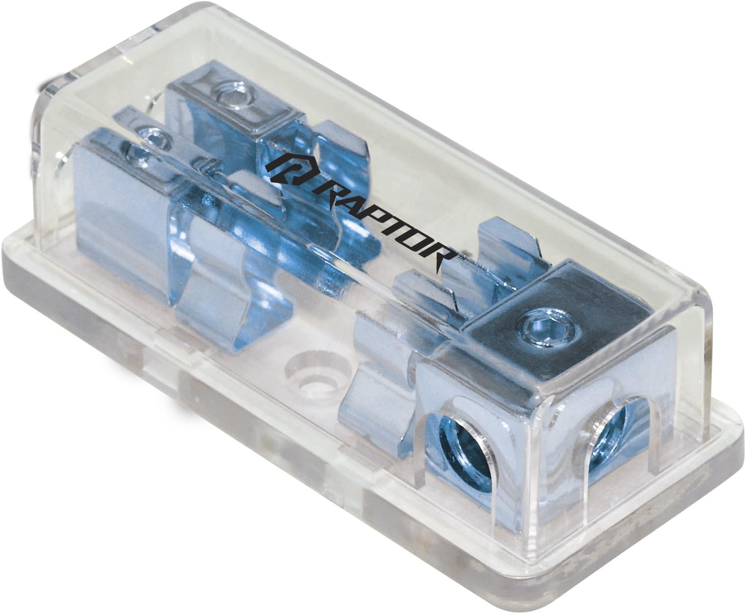 Raptor R5AGU2SN AGU 2-Position Satin Nickel Plated Fused Distribution Block