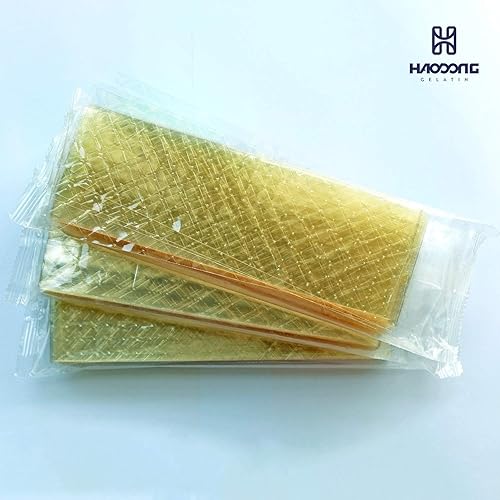 Miniatura 4 de Haodong - Hojas de gelatina de hojas de oro 500 hojas200 flores