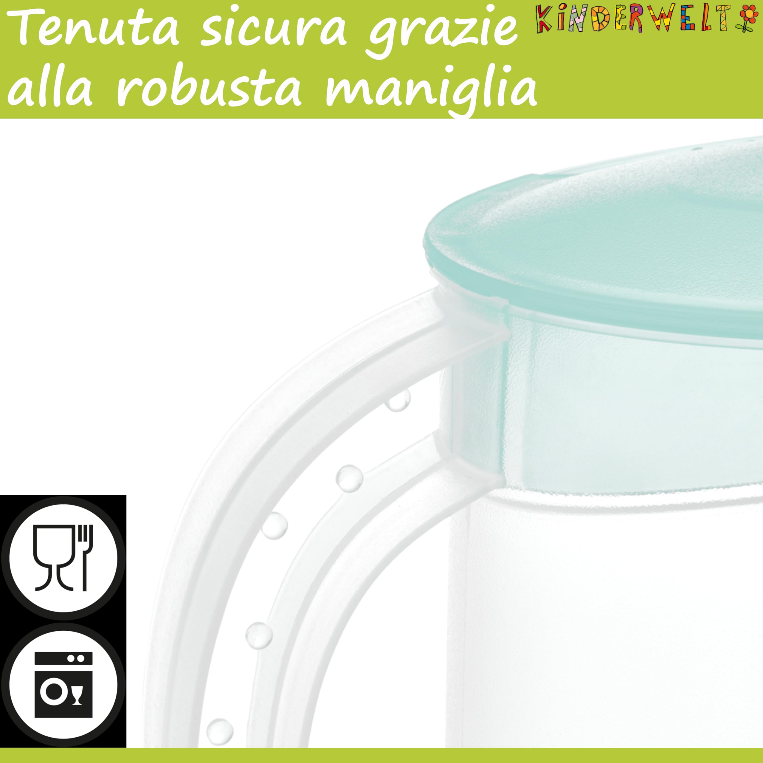 Caraffa Per Succo Da 2 Litri Con Filtro - Plastica Senza BPA Per Frigorifero