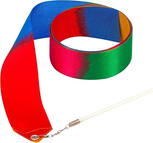 Miniatura 3 de HiUnicorn 12 cintas de baile de arco iris, recuerdos de fiesta para niñas, gimnasia rítmica, bailarina, fiesta de cumpleaños, serpentinas,