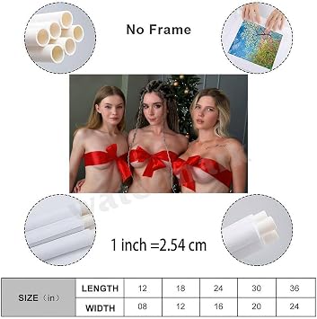 SLRSWMYS Sweetie Fox Poster Sexy Art Poster (3) Canvas Painting Posters And Prints Wall Art for Living Room Bedroom Decor 24x16inch(60x40cm)