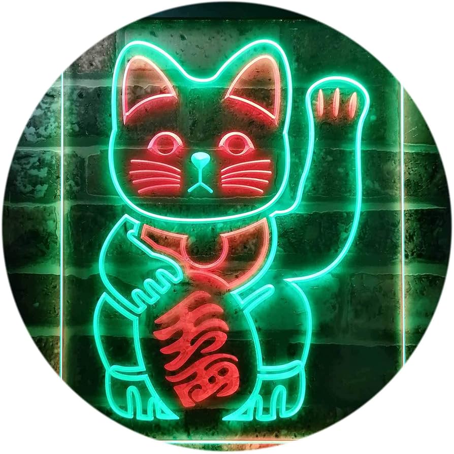 日本未発売 新品未使用 Cat Neon Sign ネコ ネオンサイン Amazon | プランゾ（Planzo）覗き猫ネオンサイン 猫好き Neko