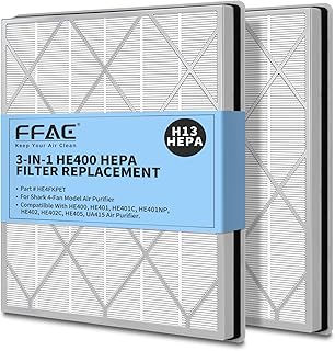 HE401 Filter Replacement for Shark Air Purifier 4-Fan Mod...