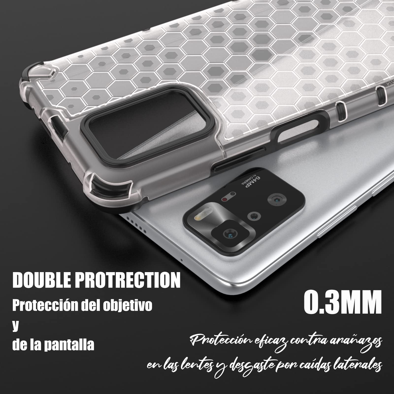 LENGRACE Para XiaoMi Poco X3 GT/XiaoMi Note 10 Pro 5G Borde