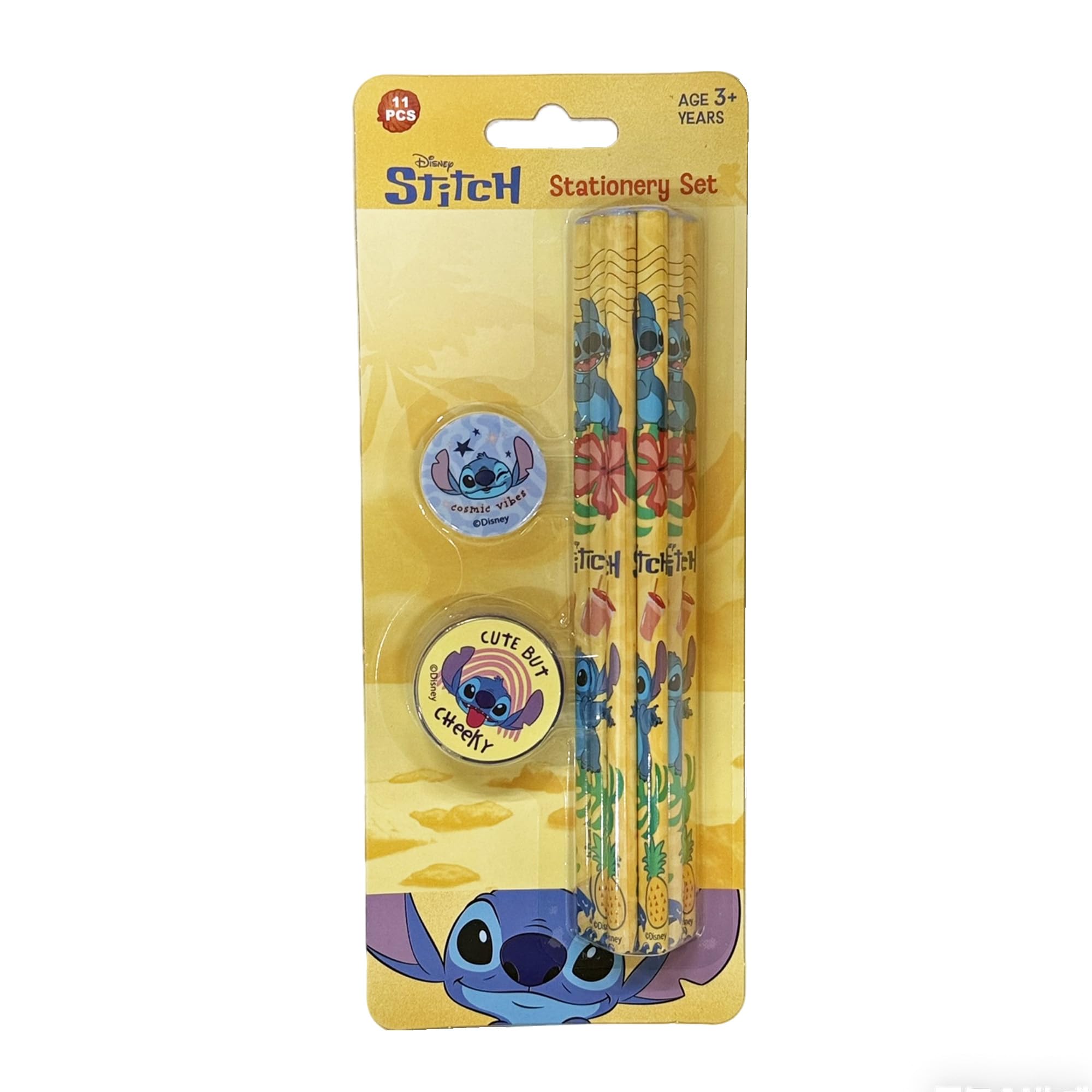 Stitch 11 pcs Stationery Set – 9 Pens, 1 Rubber & 1 Sharpener kanjak Gifting and birthay Return Gift-image-31