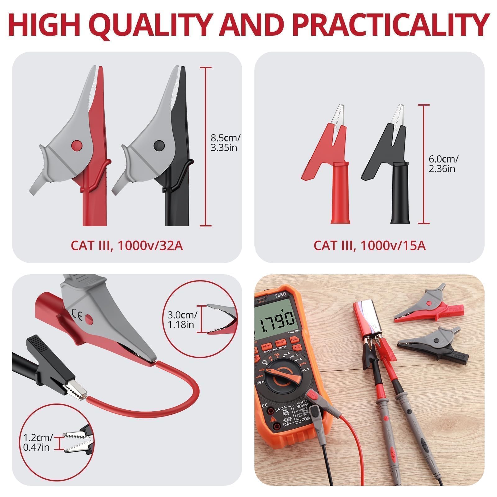 BINTA 25-Piece Silicone Multimeter Leads Kit for Electricians & DIY Users — Amazon image 3