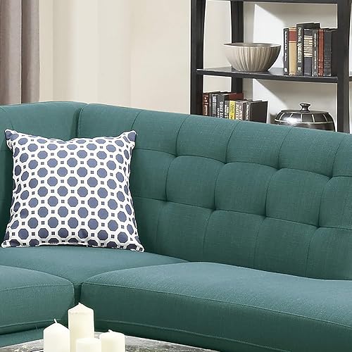 Miniatura 8 de Poundex PDEX-F6955 Sofás, Laguna Laguna,Negro -,Gris