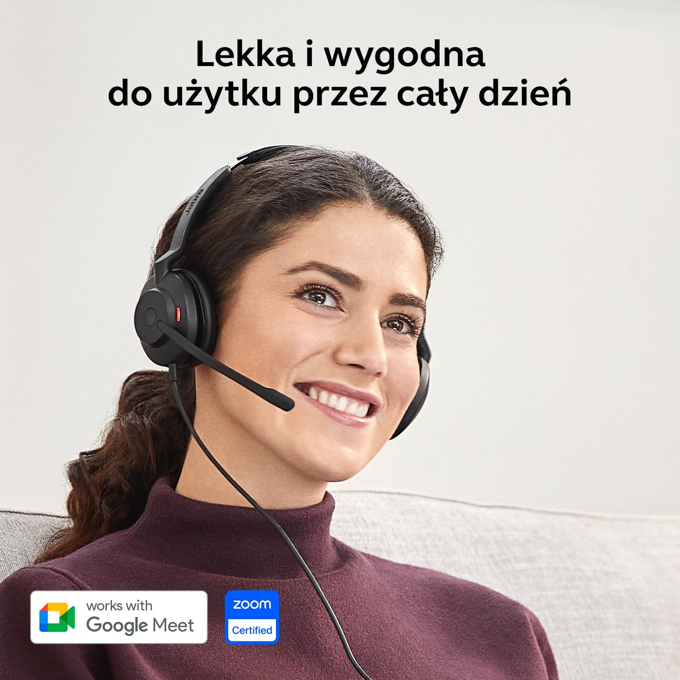 Jabra Evolve2 30 SE - USB-A/USB-C - przewodowy podwójny zestaw słuchawkowy certyfikowany dla platform UC