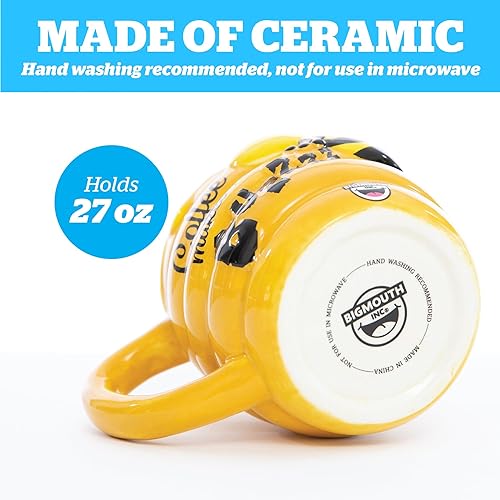 Miniatura 4 de BigMouth Inc Buzz-presso - Tazas divertidas  Taza de café divertida en forma de panal  Lindas tazas para mujeres y hombres  Regalos geniales para
