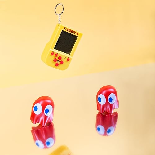 Miniatura 4 de Fizz Creations Juego de llaveros PAC-Man. Incluye pantalla LCD, controles 4 direccionales y 4 modos de juego con juego y sonidos originales de