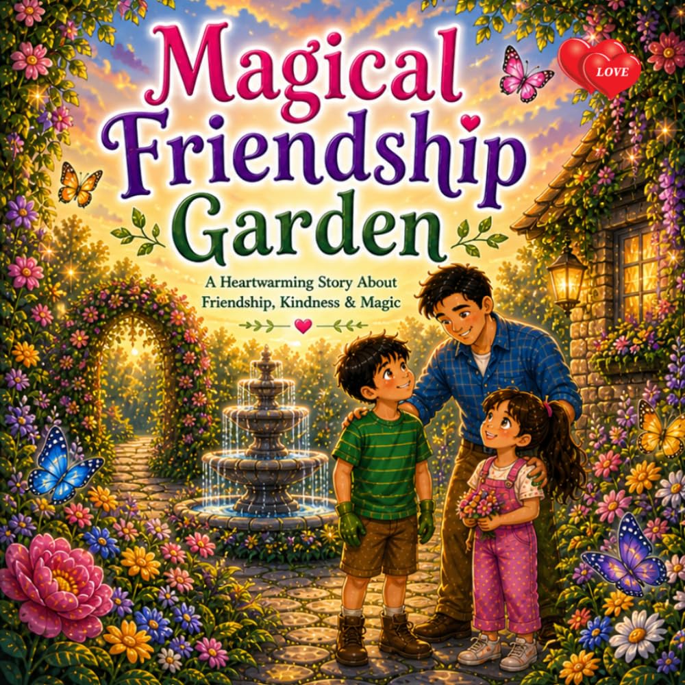 Magical Friendship Garden by LOVE: A Heartwarming Story About Love, Friendship, Kindness & Magic, The Children's book about friendship and kindness.