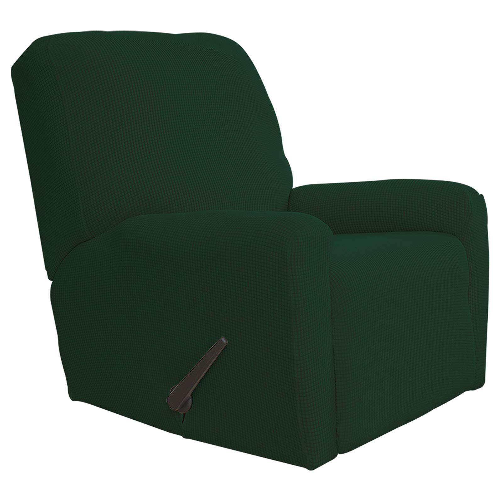 Easy-Going Stretch Recliner Chair Sofa Slipcover Washable Dark Green