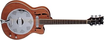 Dean Dean Resonator Cutaway Electric Natural Mahogany Guitar