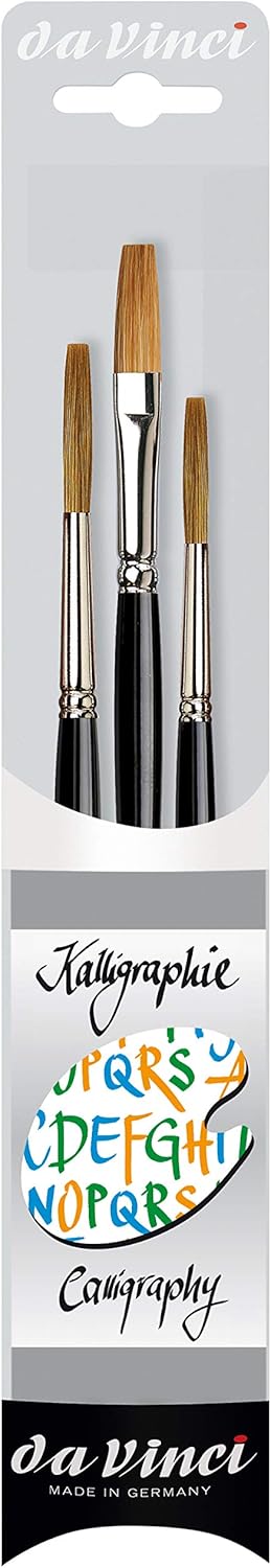 da Vinci Graphic Design Series 4232 Pastel Blending Brush Set, 3-Brush (132, 1005, 1015)