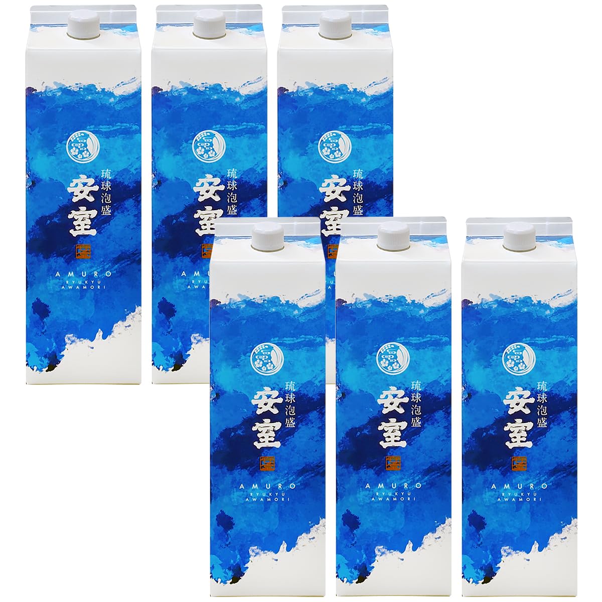 Amazon.co.jp: ケース販売 琉球泡盛 安室 25度 1.8LP ×6本