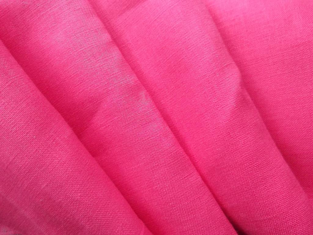 100% Linen Fabric Super Width 110 Inch By the Yard 1-1/5 Yard Rose