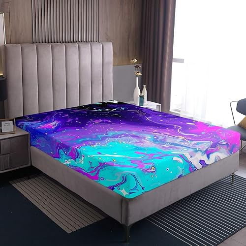 Miniatura 89 de Erosebridal Sábana bajera ajustable de hojas de marihuana, sábana de hoja de cannabis para adultos, juego de ropa de cama rústica de hojas exóticas