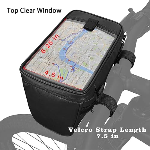 Roswheel Bolsa de manillar de bicicleta 112049 Bolsa de bicicleta delantera Paquete de manillar de bicicleta (112049)