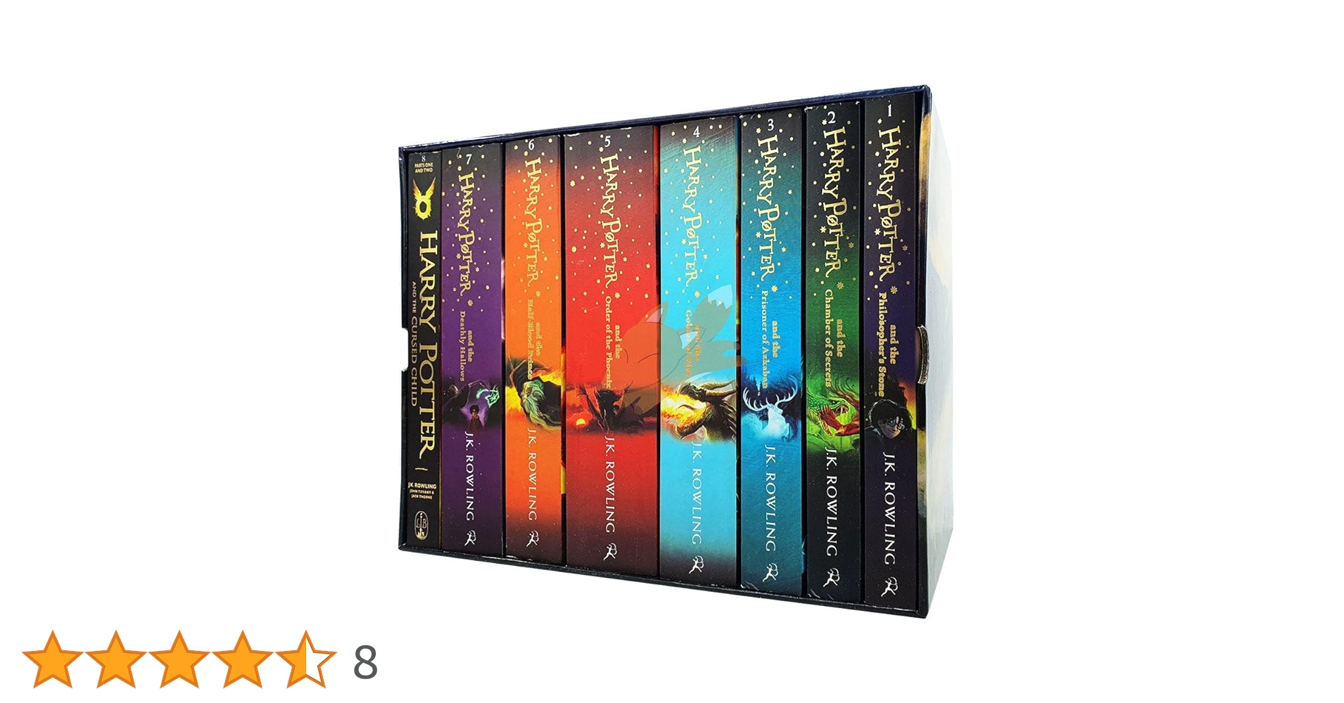 Harry Potter ハリーポッター　英語版　1〜7冊 Amazon.co.jp: ハリー·ポッター 7+1巻 英語原書 文庫本 ファンタジー