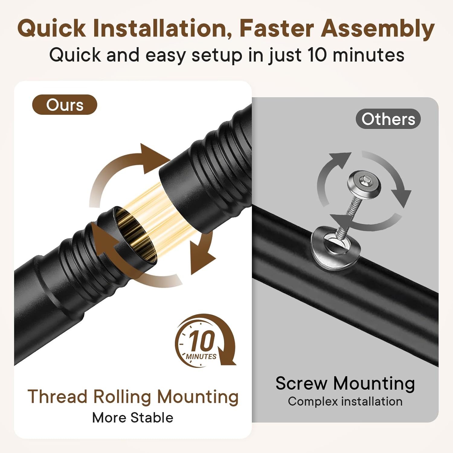 Clothes Rack, Clothing Rack for Hanging Clothes, Rolling Clothes Garmen Rack Coat Rack Portable Wardrobe Rack Metal Closet Rack for Bedroom Laundry Living Room, Black