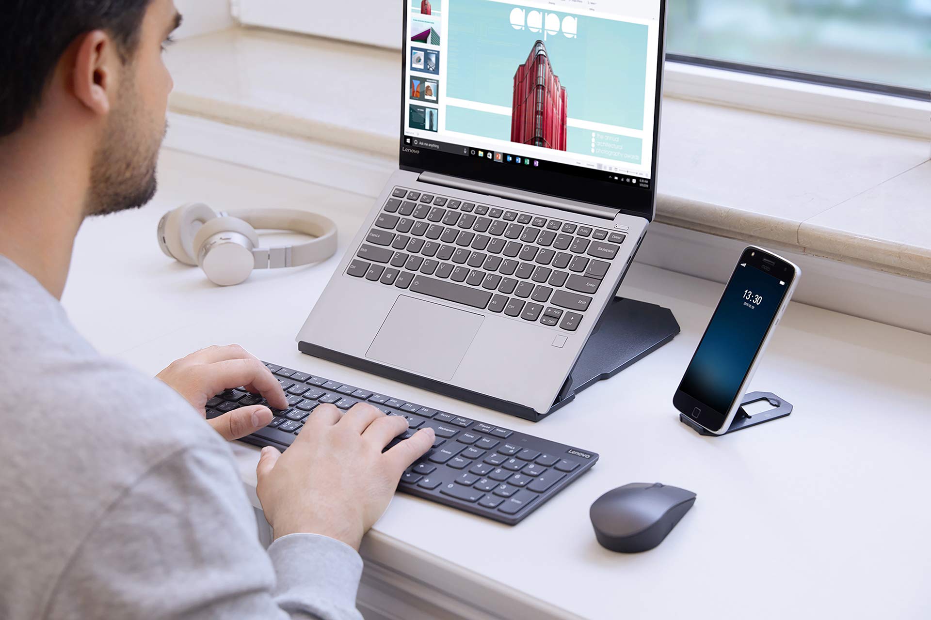 Lenovo GXF0X02619 stojak na notebooka z możliwością pochylenia